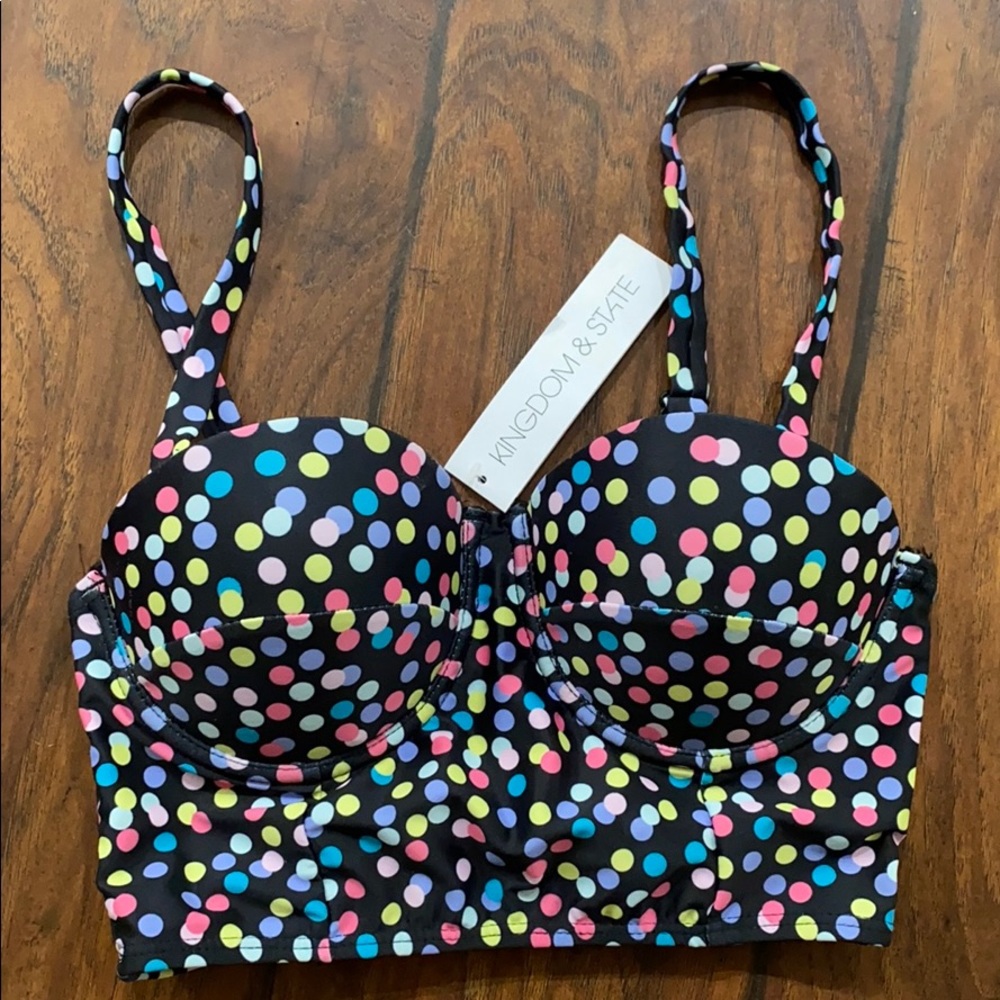 NWT XS Kingdom & State swimsuit top